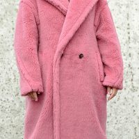 Maxi length borg coat - Image 3